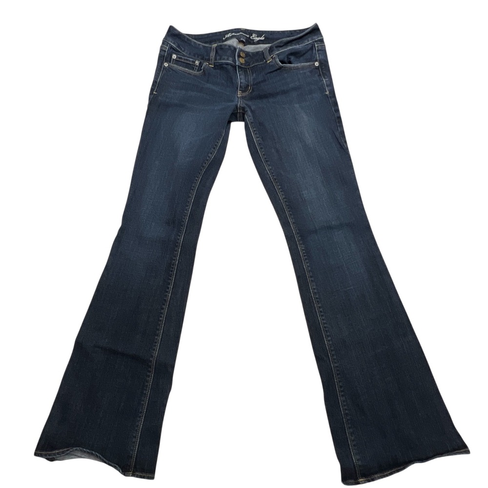 American Eagle By Payless Dark Blue Boot Cut Jeans